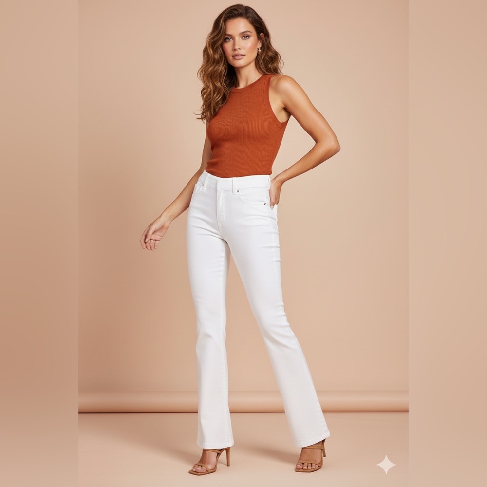 SPANX Flare Pull on Jeans Large (10-12)
